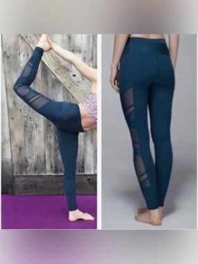 lululemon athletica Alberta Lake (teal/green) sz 6 - Just Breathe Pant